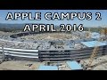 APPLE CAMPUS 2: April 2016 Construction Update 4K (Alternate Music)