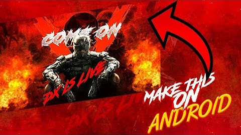 How To Make Gaming Thumbnail On Android | PS Touch| Techy Maker