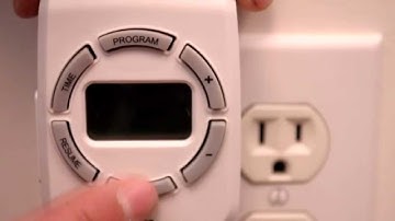 How To Use The Uninex 7 Day Digital Timer w/ 1 Grounded Outlet (PS92)