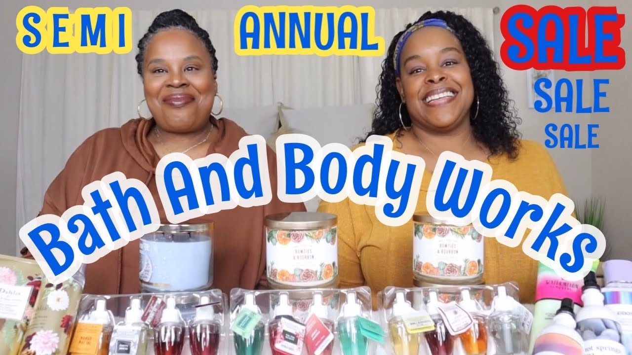Bath and Body Works SemiAnnual Sale Haul January 2021. Candles