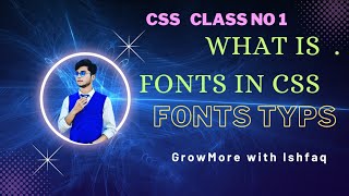 Fonts in css | lecture no 1 in Urdu/Hindi
