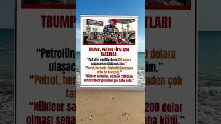 Trump'tan Küresel Enerji Krizi ve Nükleer Tehdit Uyarısı.