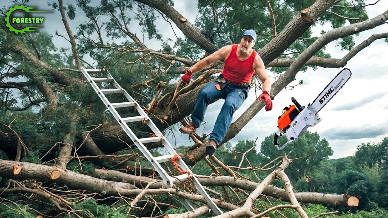 Idiots With Chainsaws: Tree Cutting Fails | Extreme Dangerous Logging ...