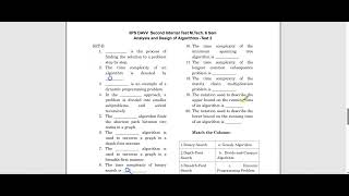 Third Internal Test (ADA)