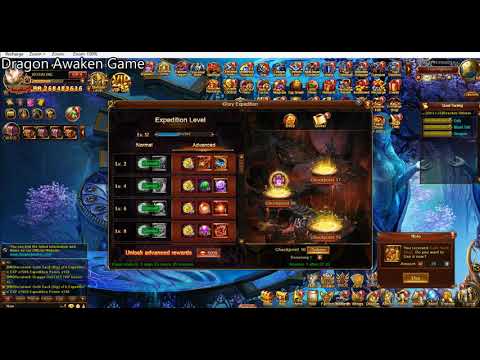 Dragon Awaken - Clearing Glory Expedition Level 14, 15 and 16.