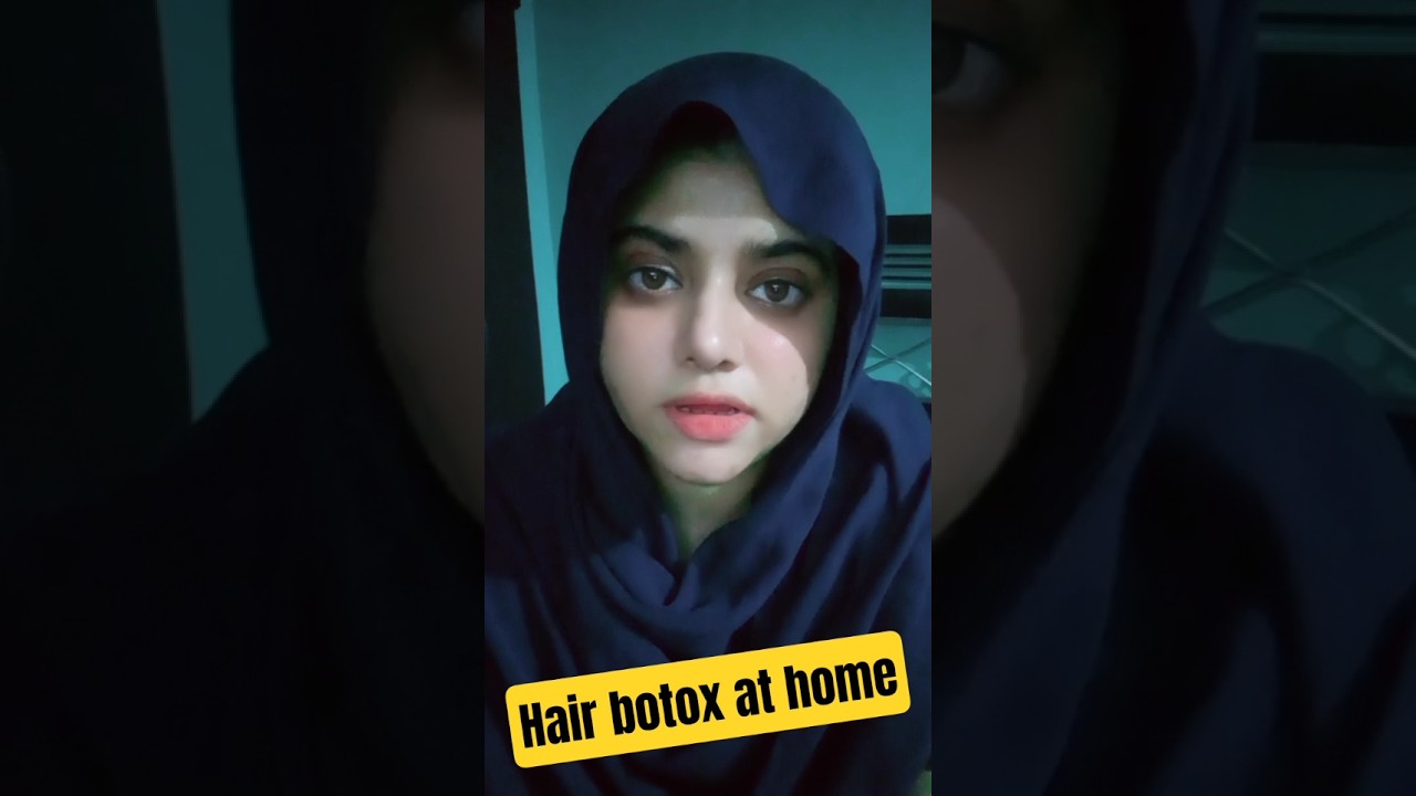 DIY Brazilian Keratin Treatment at Home || Botox Treatment for Straight & Long Hair by paras 😇😇