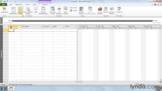 0101 Using the Ribbon - Ms Project Tutorials