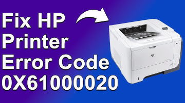 HP Printer Error Code 0X61000020 (Know the Meaning, Causes, And Solutions To The Error Code)