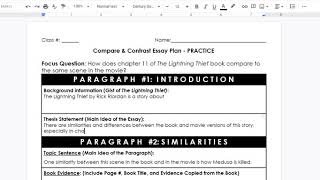 Video #3 - Practice Essay - Introduction