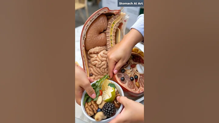 Human Digestive System Funny Animation | Gut Health | Human Anatomy | Stomach AI Art | 01