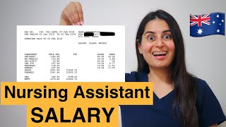 My Nursing Assistant Paycheck REVEALED | Nursing in Australia