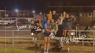 June 2023 Fam Highlights | state of origin game I, weekend footy, family catch ups