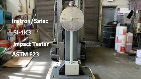 Charpy Impact Tester Per ASTM E23 Notched Bar Impact Testing of Metallic Materials