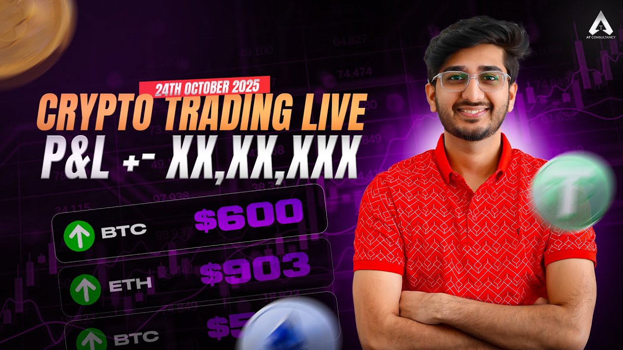 Crypto Trading Live P&L X,XX,XXX | By Ayush Thakur |