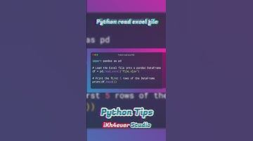 Python read excel file