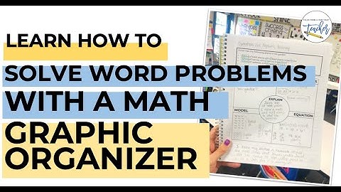 How to Use a Math Graphic Organizer