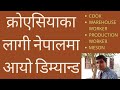 Job in Crotia For Nepali ।  Croatia Europe Country Visa For Nepali