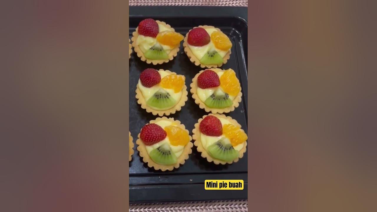 Renyah dan Creamy!! Resep Mini Pie Buah Ekonomis ala Hotel Bintang! #pie #shorts #piemini #trending