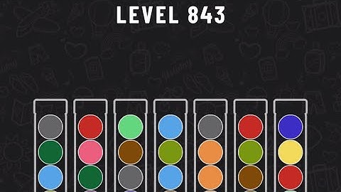 Ball Sort Puzzle Level 843 #ballsortpuzzle #ballsortpuzzlegameplay #puzzlegame #mobilegames2021