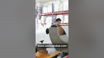Label material slitting workshop/www.sailinglabel.com #label #machine #quality #factory #sailing