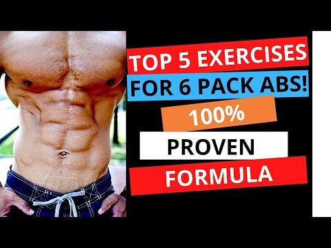 TOP 5 AB MOVES TO BURN BELLY FAT & GET A 6 PACK!!!