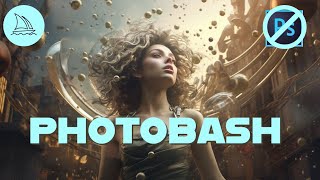 Photobash in Midjourney without Photoshop! (Tutorial & Tips!)