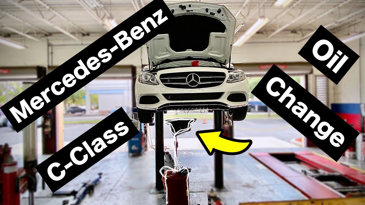 How To, 2014-2021, Mercedes C-Class Oil Change