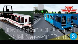 TTS RT: Line 3 Scarborough Legacy run (Full round trip + McCowan Yard) || ICTS Mark 1 [3008/3010]