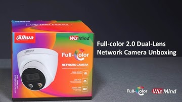 Full-color 2.0 Dual-lens Network Camera Unboxing