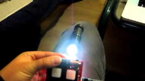 Sparkfun Simon Says Reprogrammed to Disco Mode with Flashlight