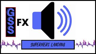 Superhero Landing  Sound Effect Hd no Copyright Sound