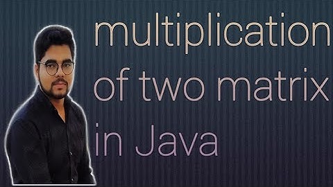 Multiplication of two matrix in Java in Hindi || multiplication of two matrix