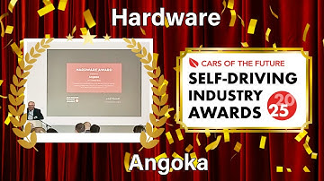 ANGOKA Wins 2025 Self-Driving Industry Award in Hardware Category
