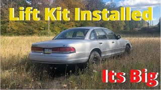 Lift Kit Install on my 1997 Crown Vic on 31s