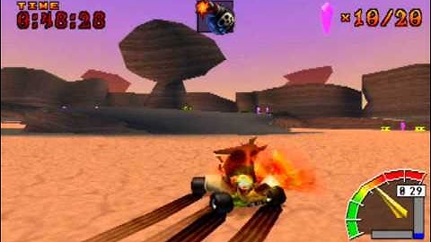 Crash Team Racing Adventure Mode 101% 18 Rocky Road