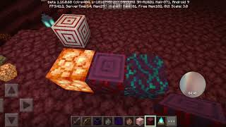 Tutorial how to craft nether ore items and showing the items how they work