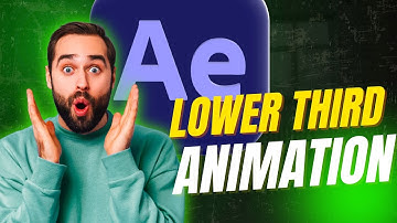 Lower Third Animation in After Effects