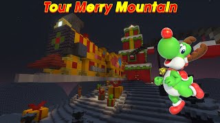 Mario Kart Minecraft - Tour Merry Mountain (Mario Kart 8 Deluxe Version)