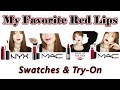 My Favorite Red Lips | Swatches & Try-On | AERIN