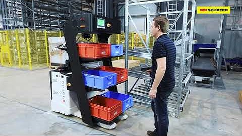 Maximum Efficiency During Picking with Automated Guided Vehicles (AGV) | SSI SCHAEFER