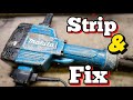 Sometimes to big machines are the simplest to repair. Makita HM1810 hammer restoration 