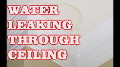 Water Coming Through Ceiling E And L Roofing