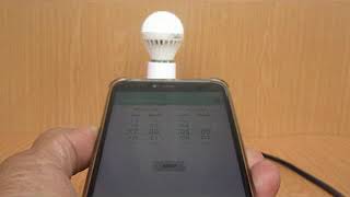 Fitting lampu otomatis timer fiting bisa diatur ON OFF dengan hp android