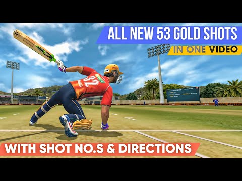 NEW 53 GOLD SHOTS In One Video🔥 | With SHOT MAP Codes & Directions🏏