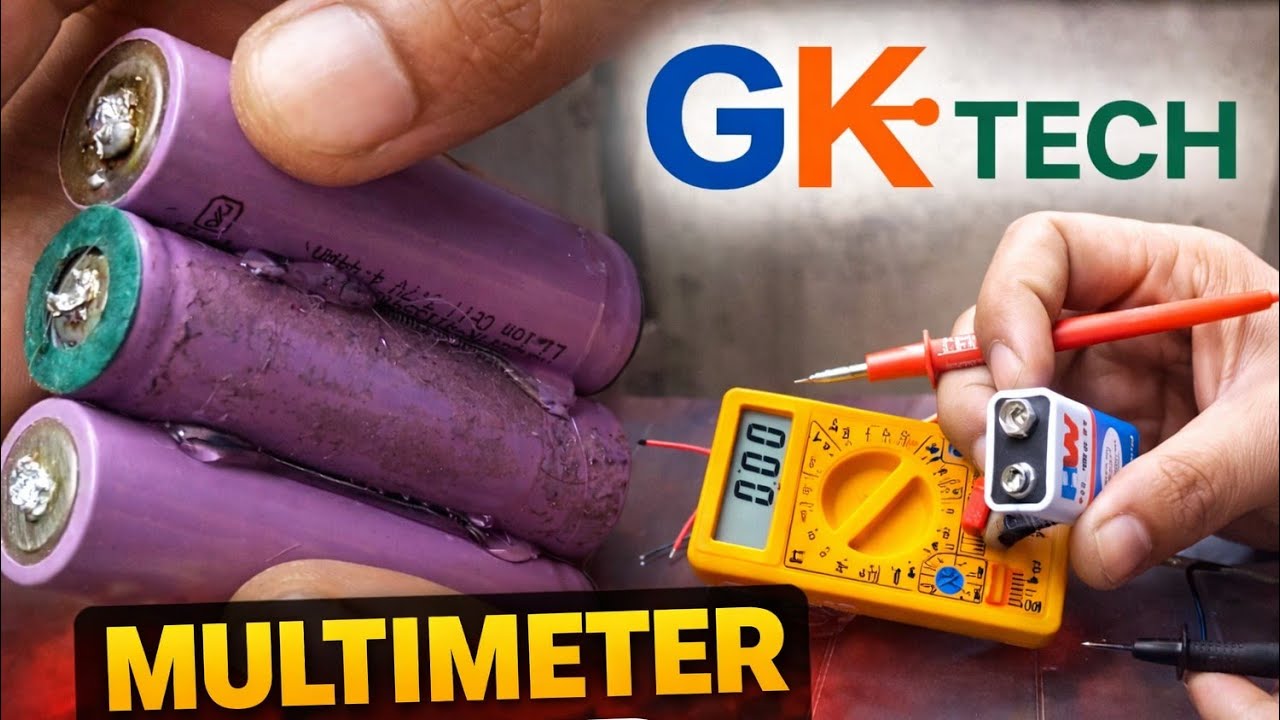 12V battery pack and repair multimeter 