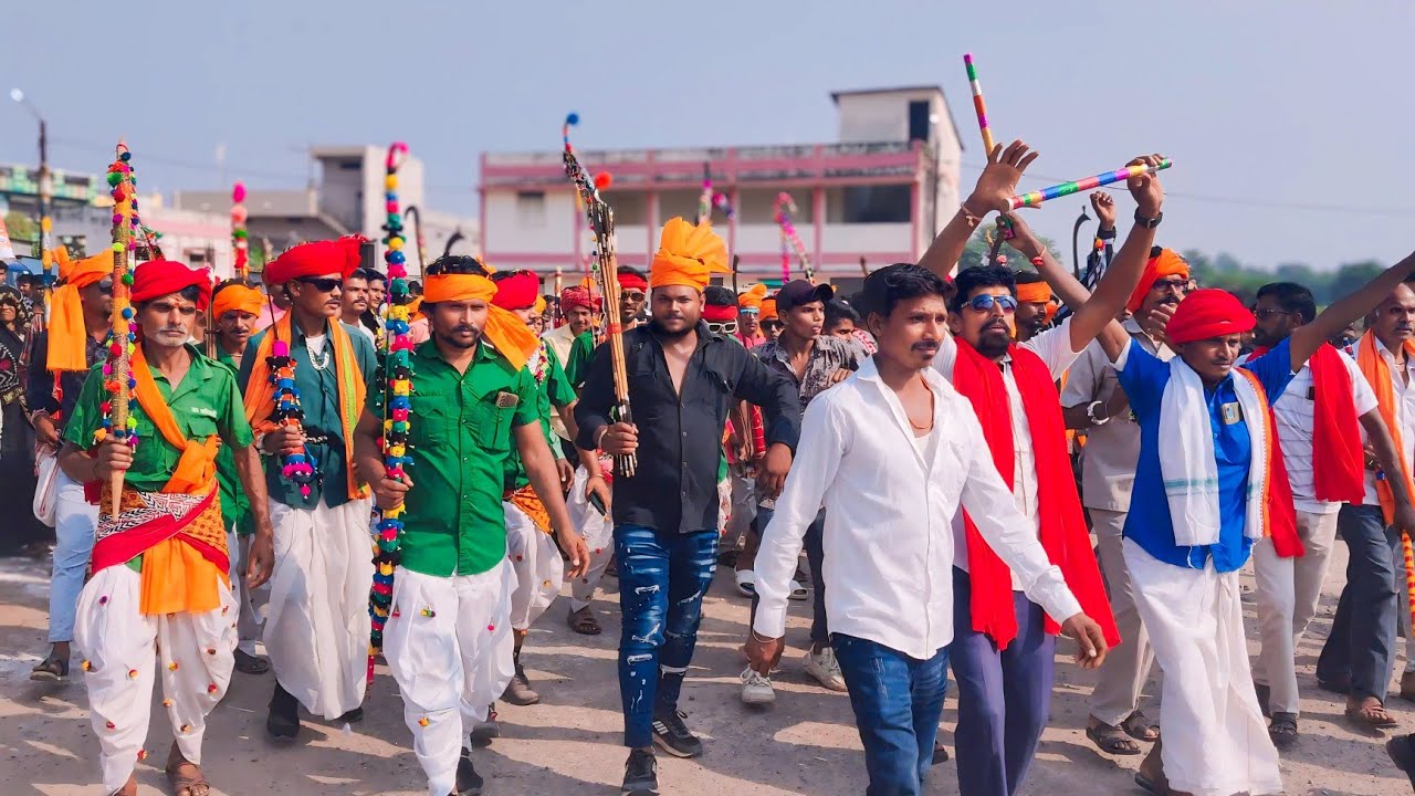 Birsa Munda Jayanti Chhaktala 2024-25/આદિવાસી ઢોલિયા માંદલ ડાન્સ વિડિયો 2024/बिरसा मुंडा जयंती!P-6