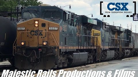 CSXT 5327 ES40DC WM Sticker Unit & 2 other Ge