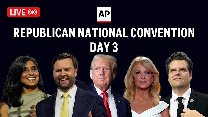 RNC LIVE: JD Vance gives speech on Day 3 at Republican National Convention