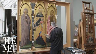 Conserving the Giovanni di Paolo Altarpiece