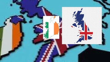 How to build  A world flag map in 1942 in Minecraft United Kingdom and Ireland  small scale Part 1